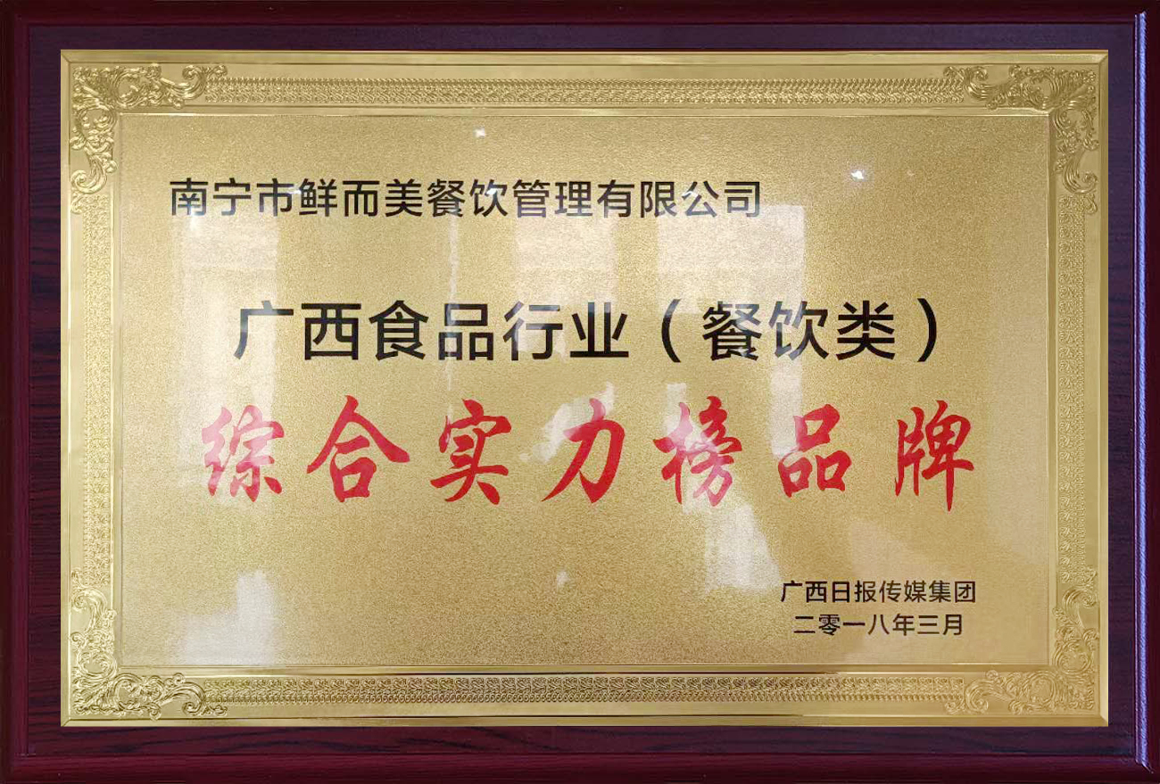 綜合實力榜品牌